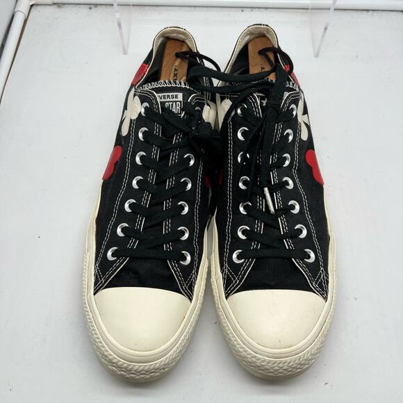 Converse Shoes Mens 13 Chuck Taylor All Star Low Top Deck Of Cards Heart Diamond - Picture 3 of 8